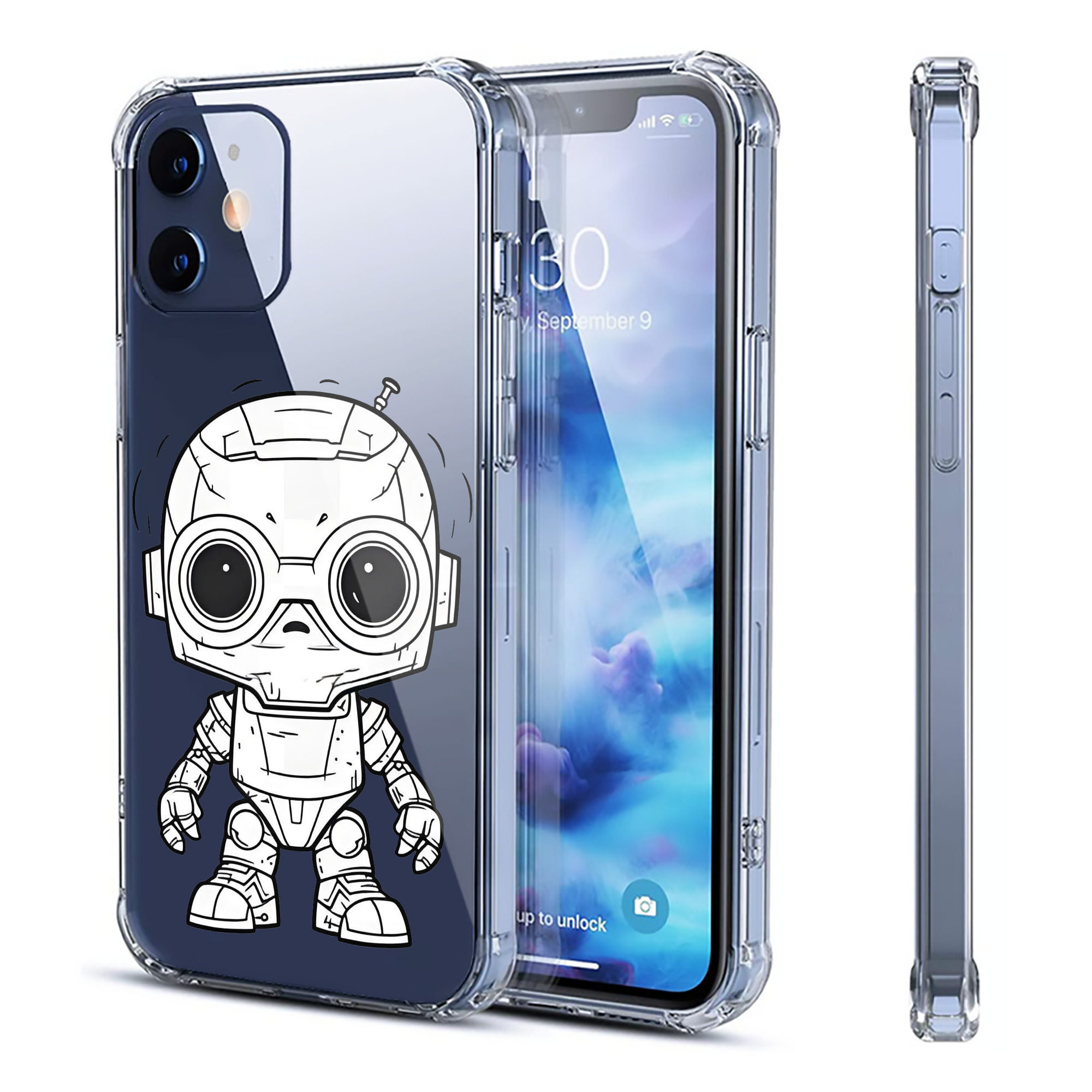 （画像用） スター・ウォーズ Star Wars 【iPhone 12シリーズ対応】透明スマホケース（クリアソフトケース）